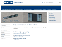 Tablet Screenshot of hinton.cz
